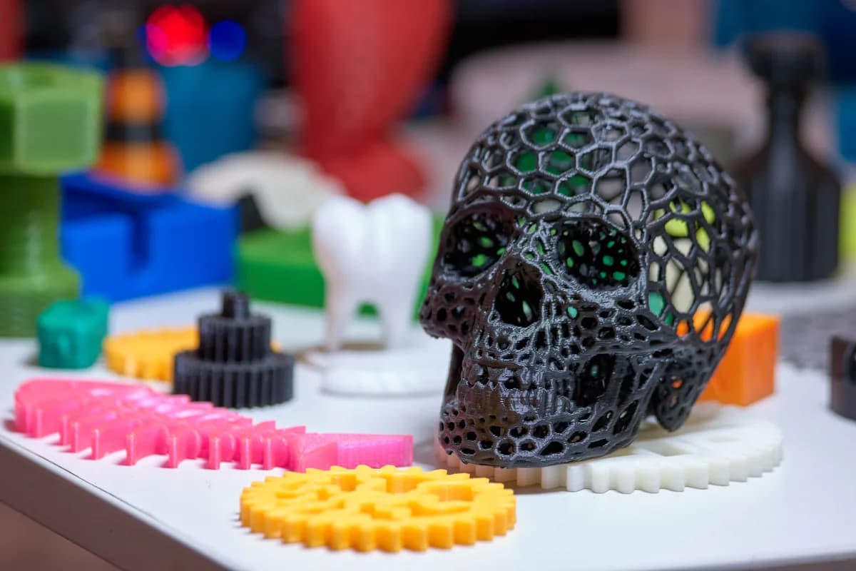 Pieza impresa en 3D capa a capa